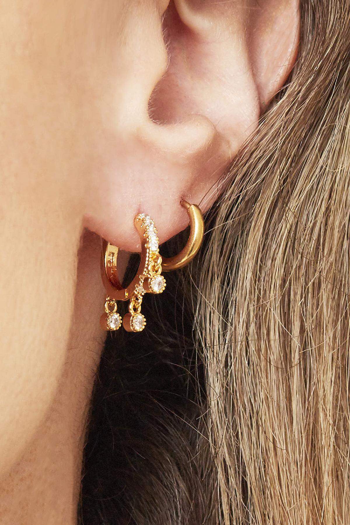 Stylish Silver & Gold Hoop Earrings for Everyday Glam
