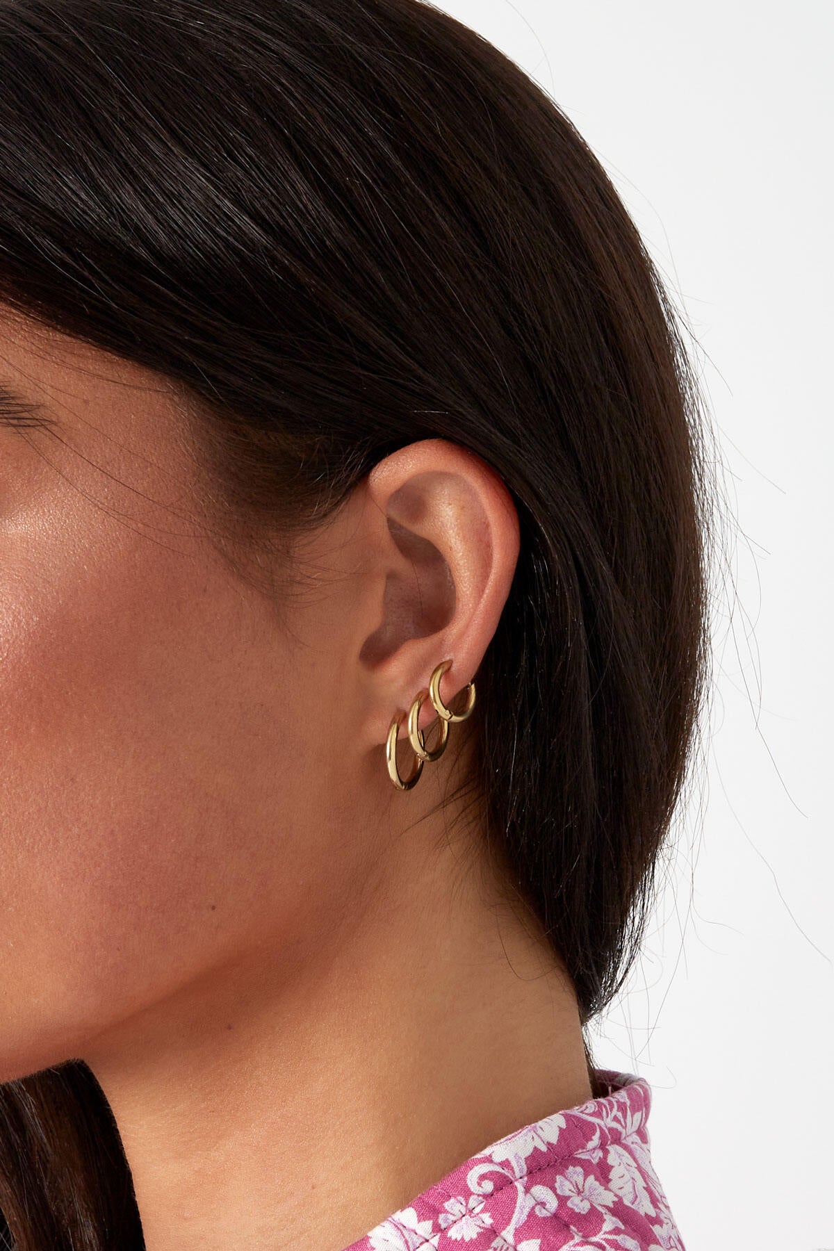 Elegant Simple Circle Hoop Earrings for Women