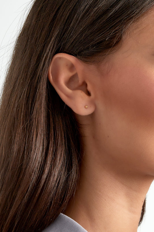 Elegant Mini Polka Dot Stud Earrings for Everyday Wear