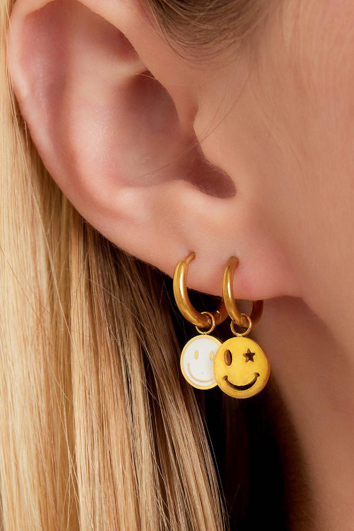Stylish Drop Earrings in Silver & Gold