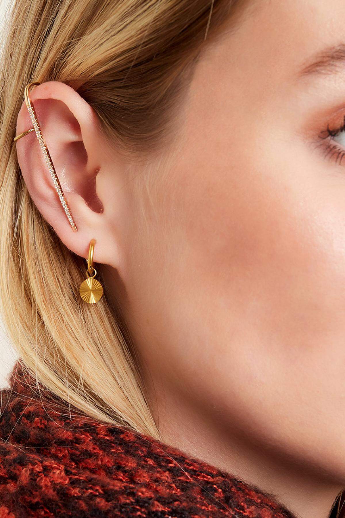 Elegant Drop Earrings in Silver and Gold
