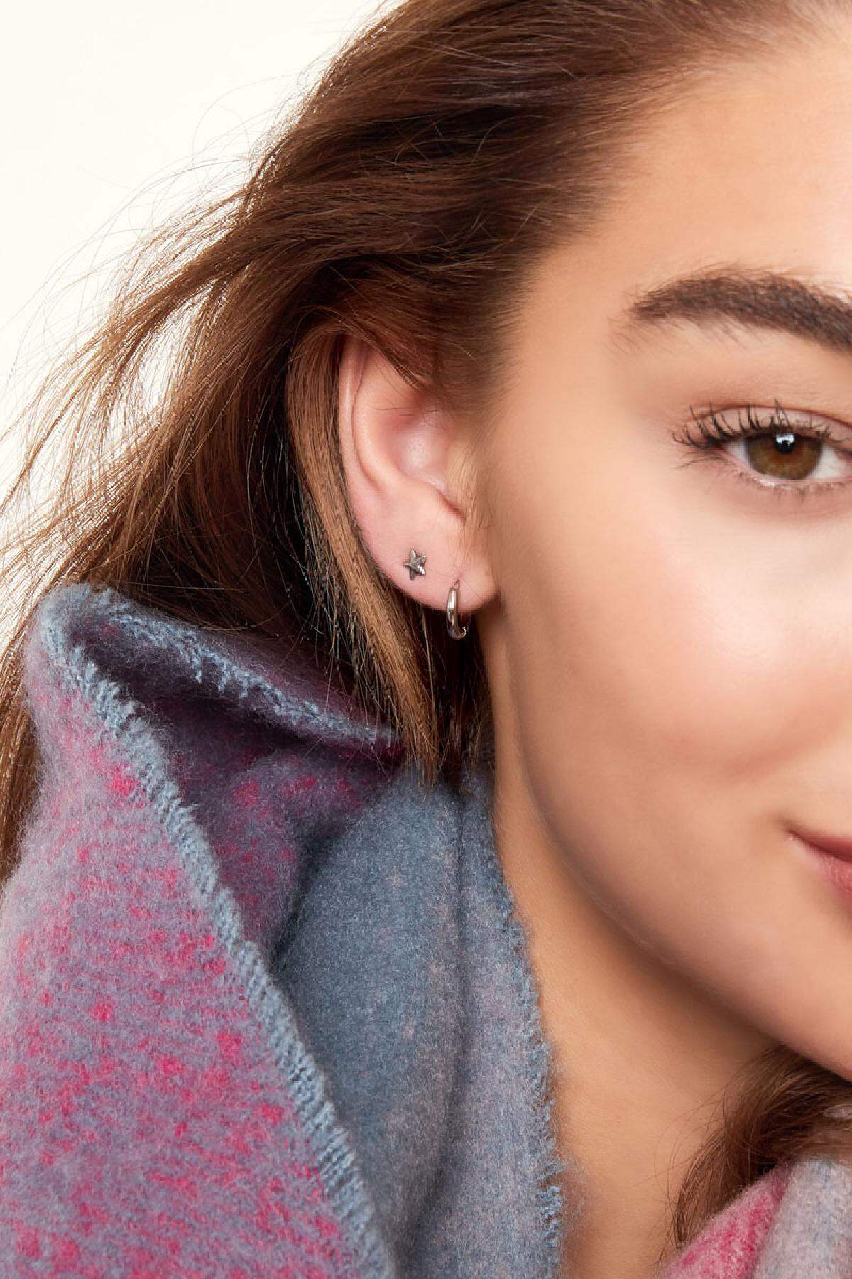 Elegant Stainless Steel Hoop Earrings for Women