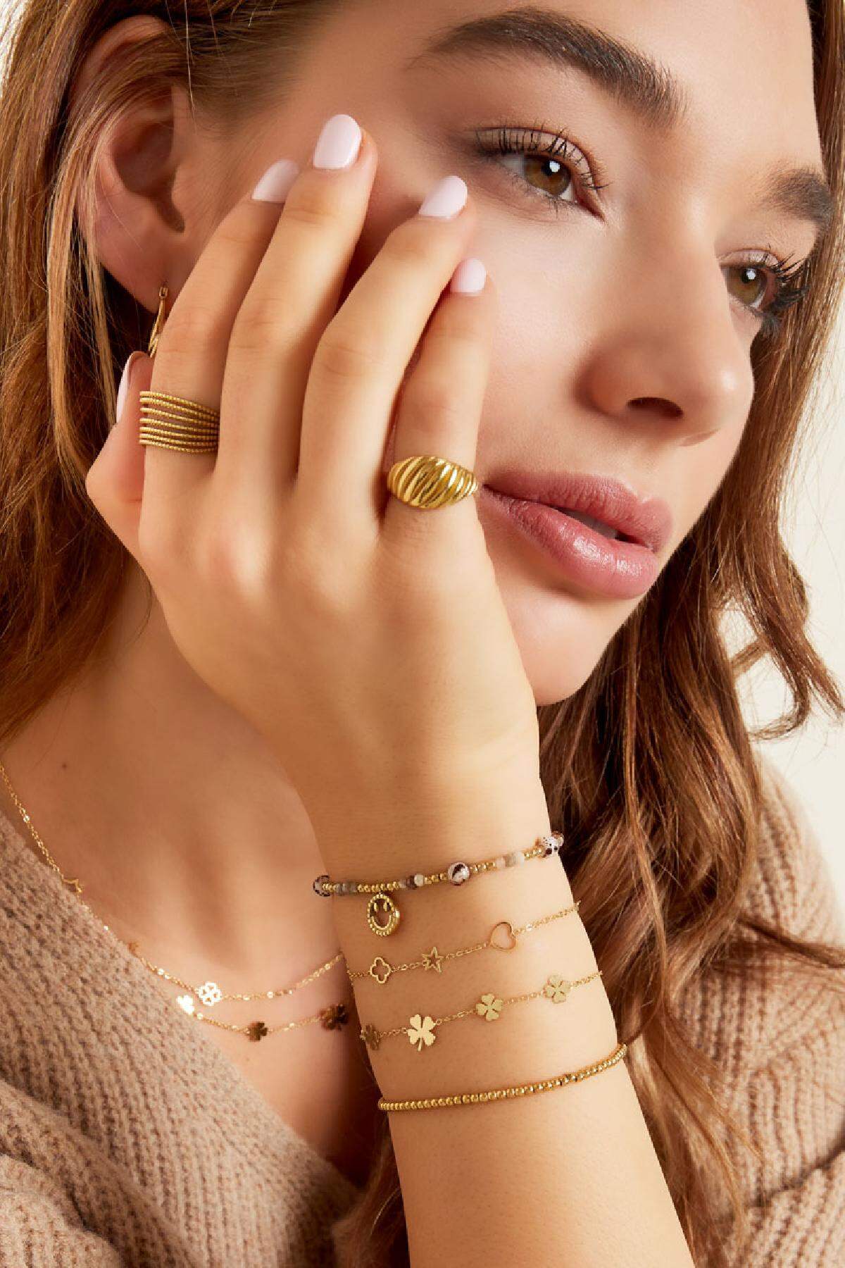 Elegant Stainless Steel Charm Bracelets for Women