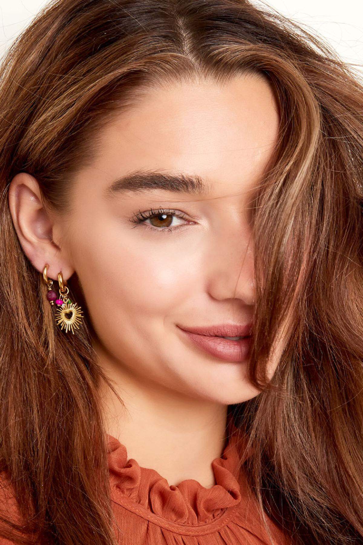 Stylish Heart-Shaped Drop Earrings for Everyday Glam