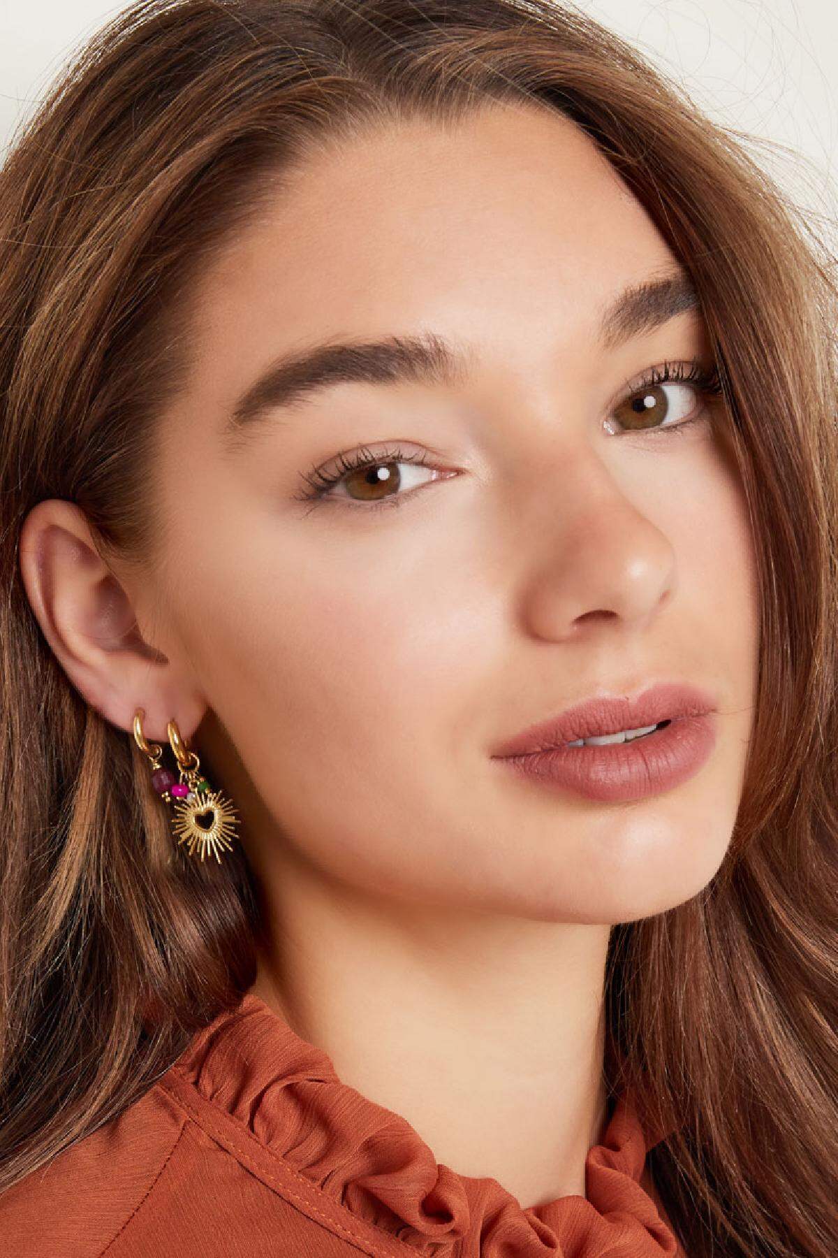 Stylish Heart-Shaped Drop Earrings for Everyday Glam
