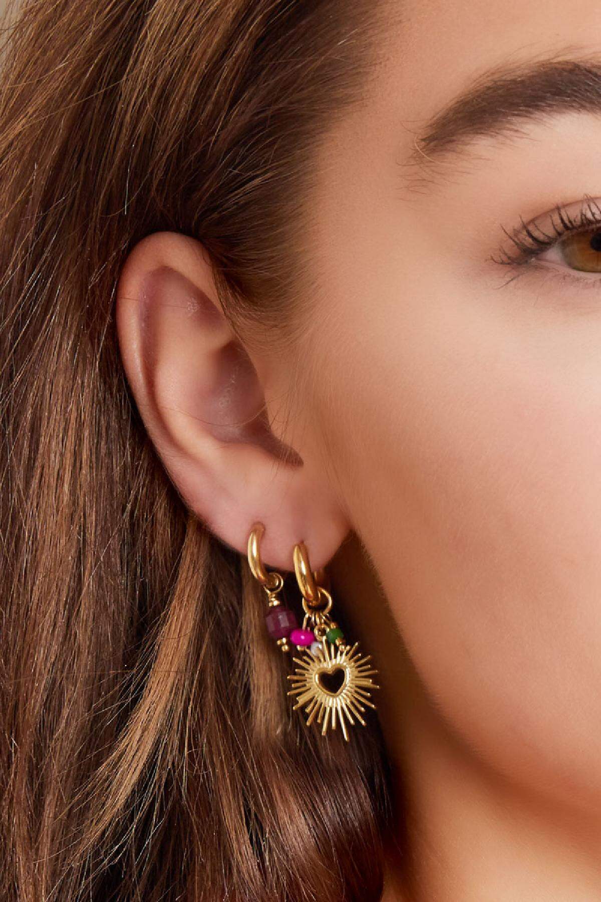 Stylish Heart-Shaped Drop Earrings for Everyday Glam