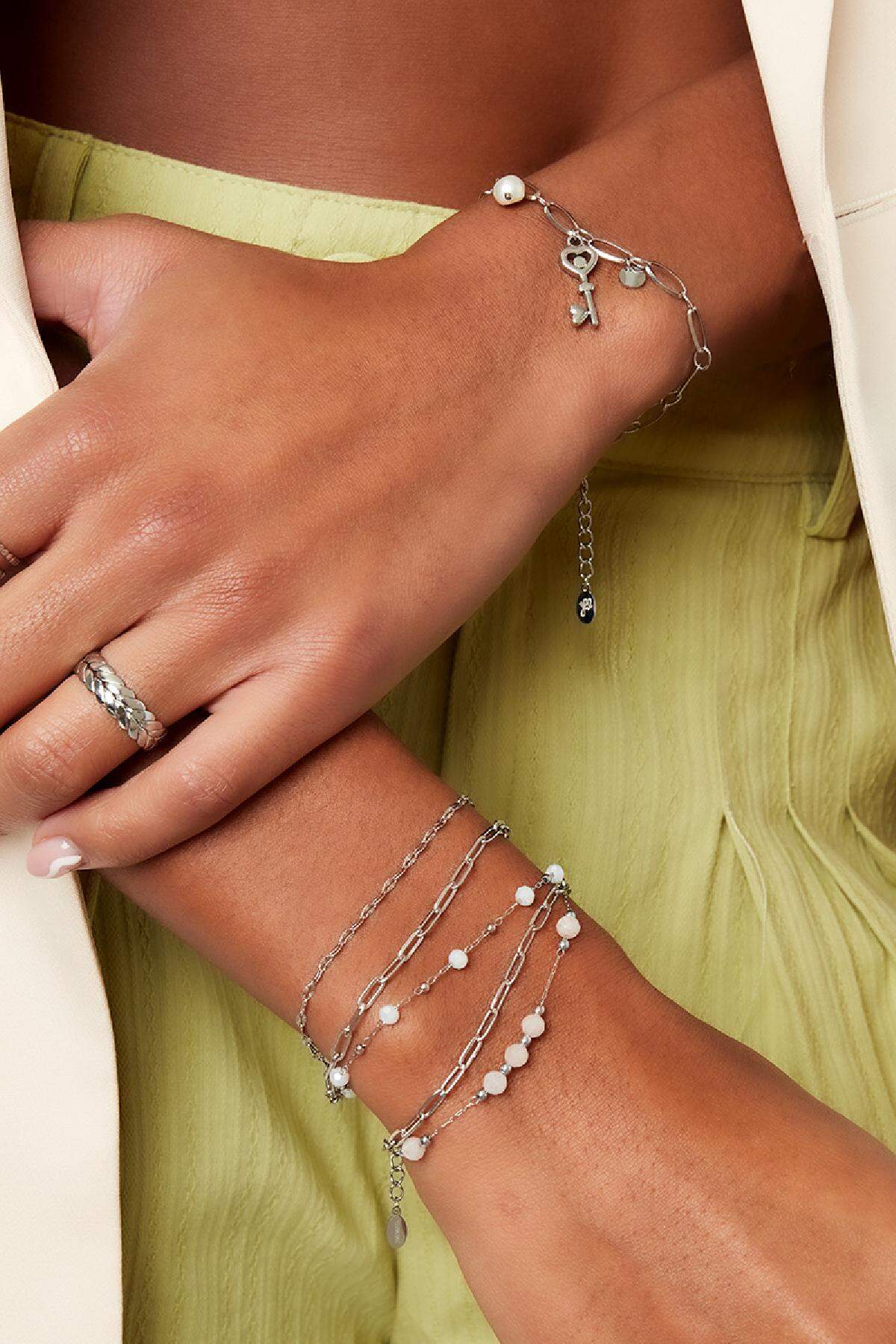 Elegant All-Fit Stainless Steel Chain Bracelet
