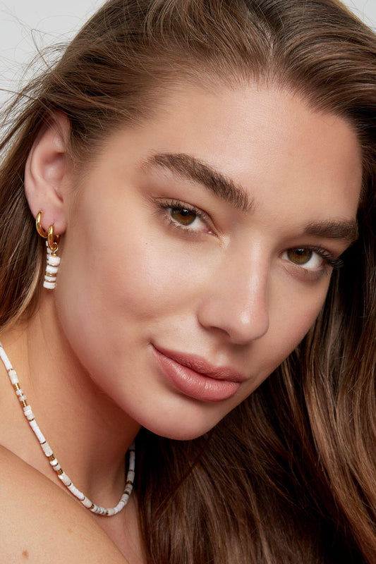 Stylish Gold Beads Earrings for Women