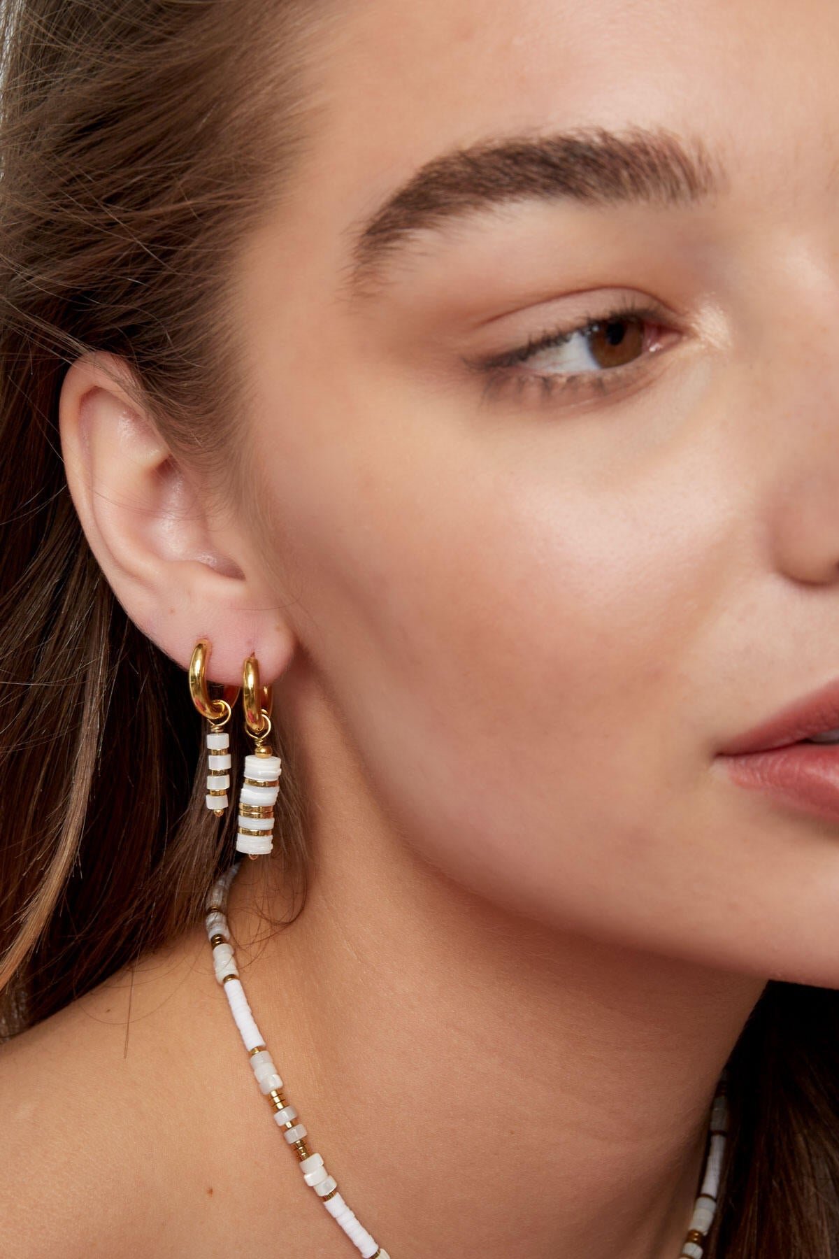 Stylish Gold Beads Earrings for Women