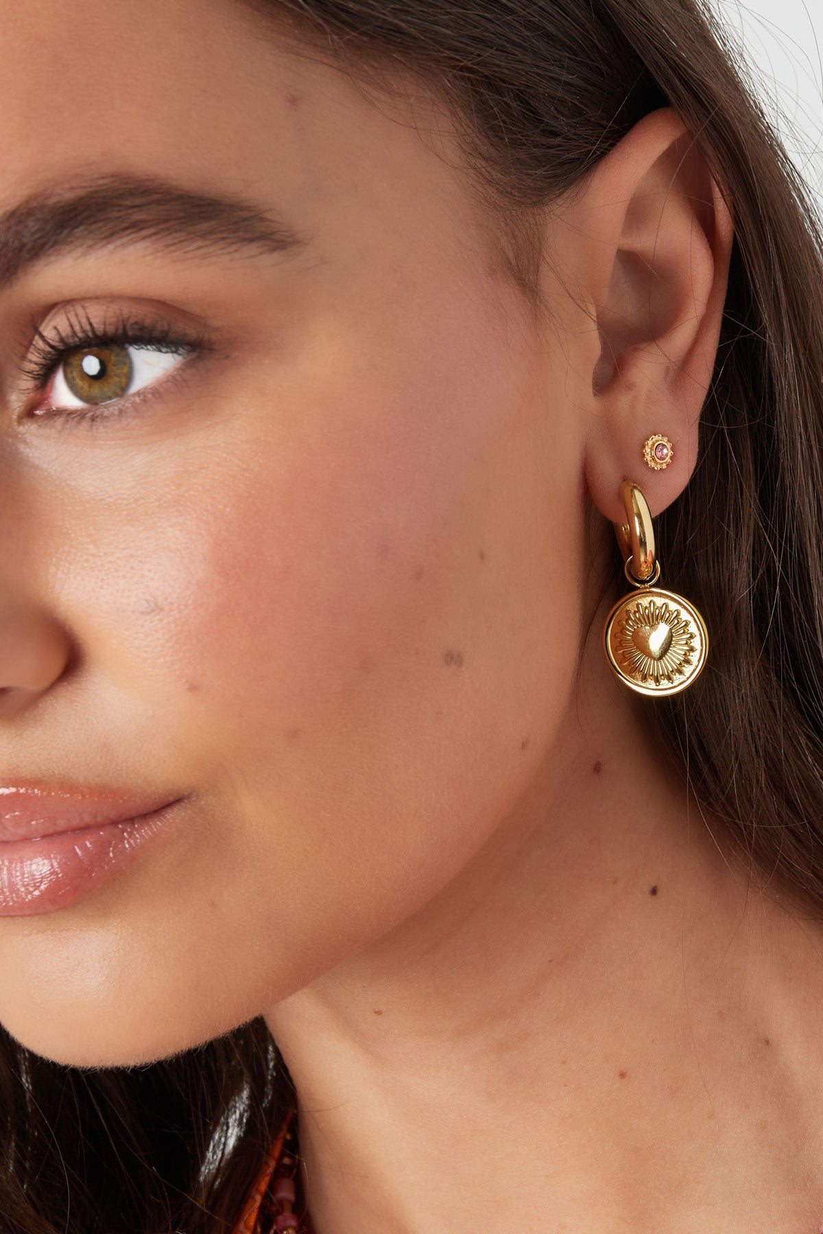 Stylish Mini Flower Rhinestone Stud Earrings