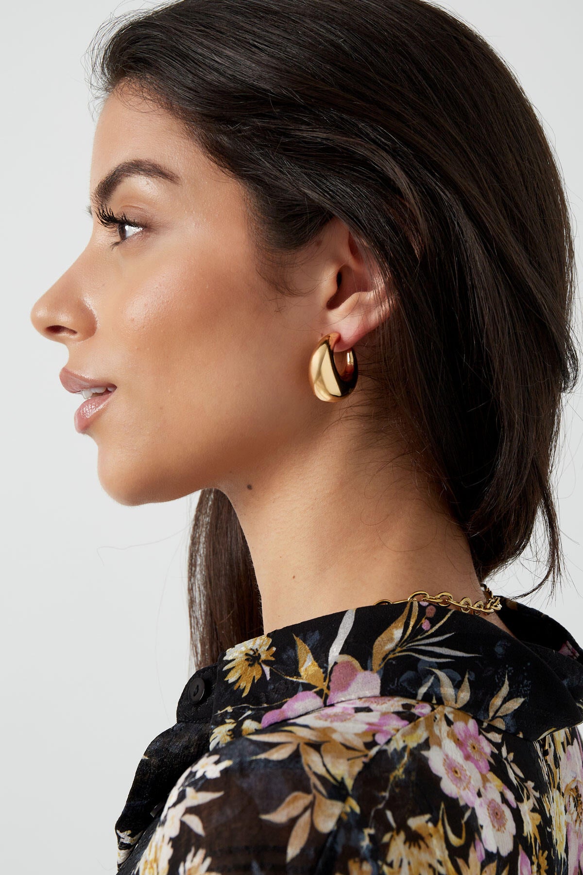 Elegant Silver & Gold Hoop Earrings for Everyday Glam