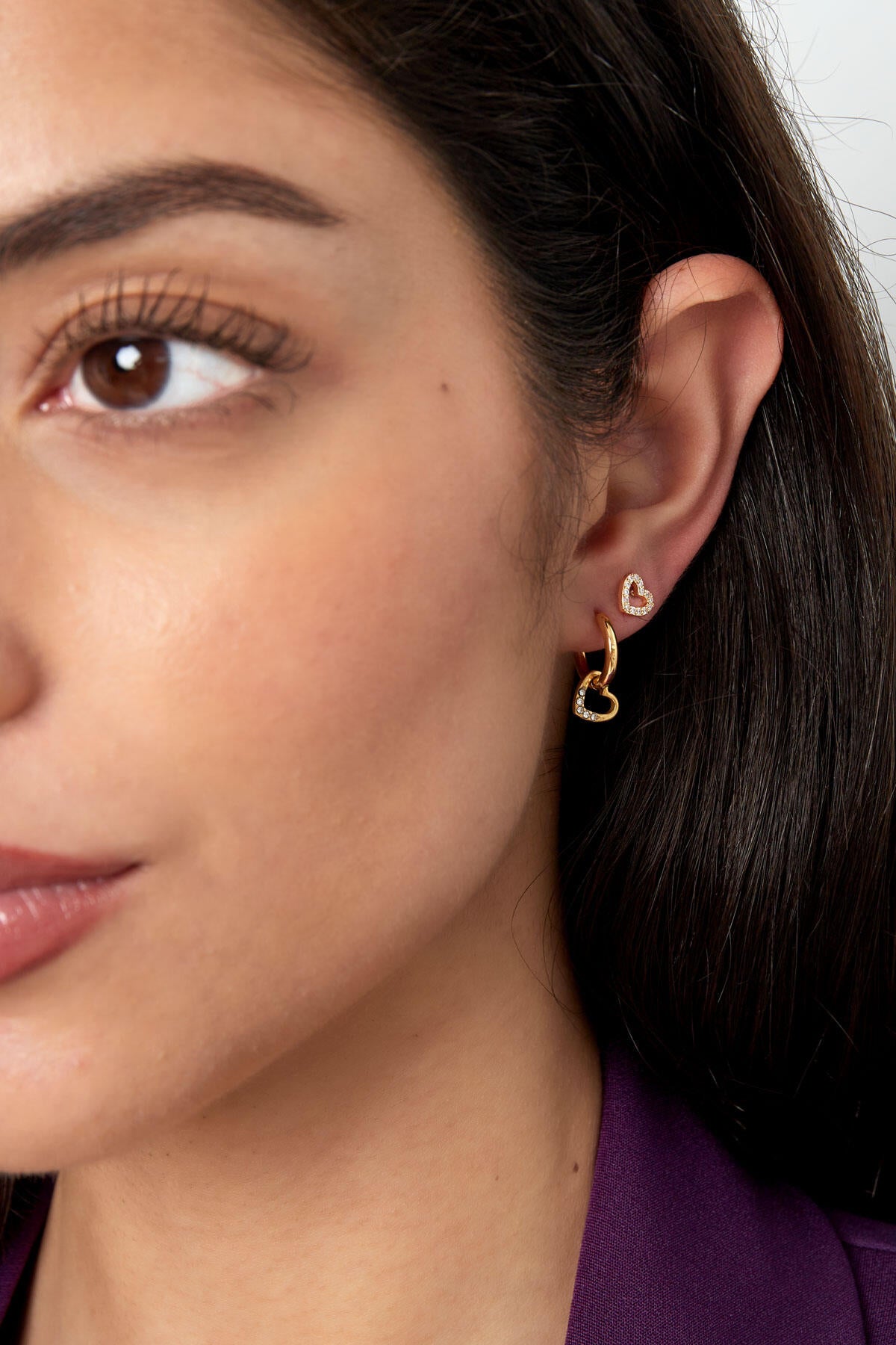 Elegant Heart-Shaped Drop Earrings for Everyday Glam