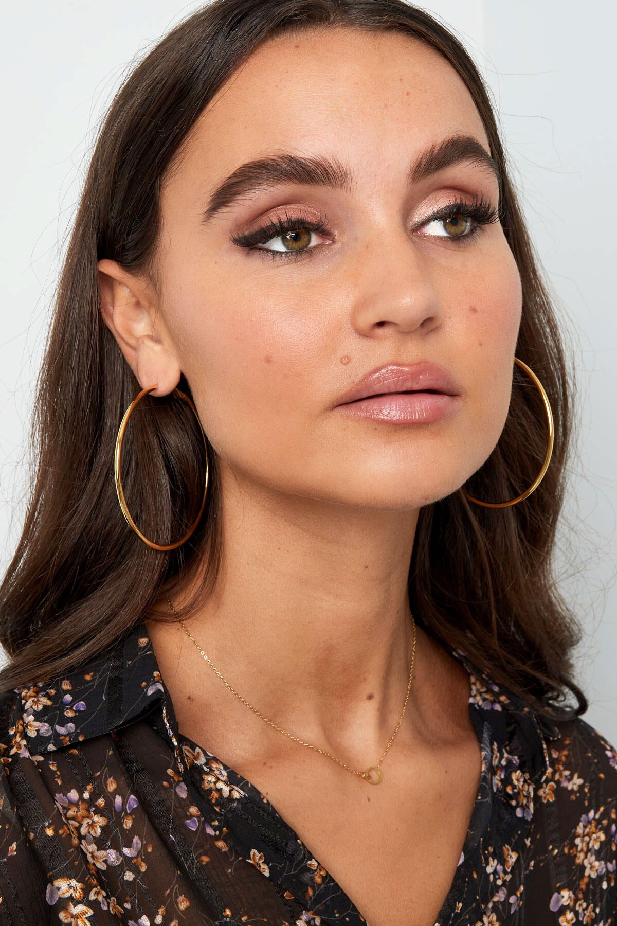 Stylish 14K Gold Plated Hoop Earrings for Everyday Wear