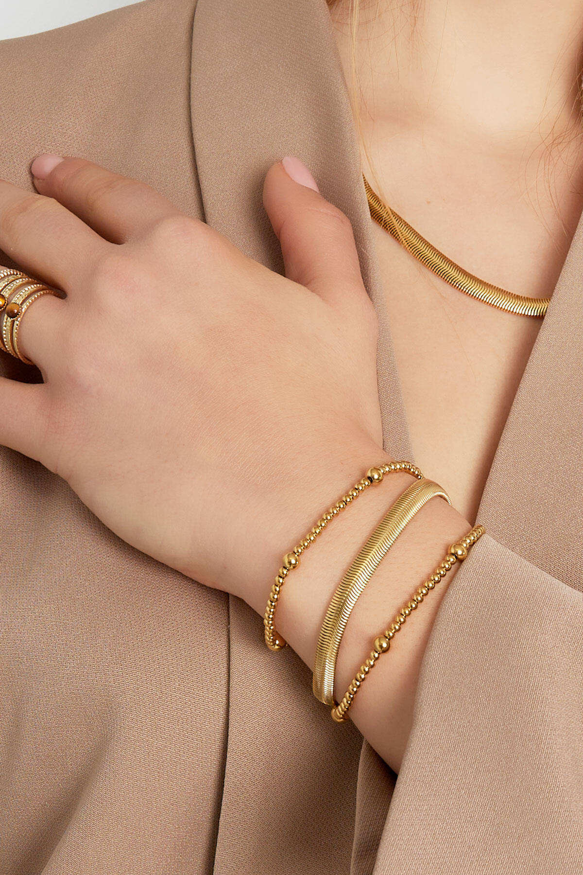 Elegant Stainless Steel Chain Bracelets for Everyday Glam