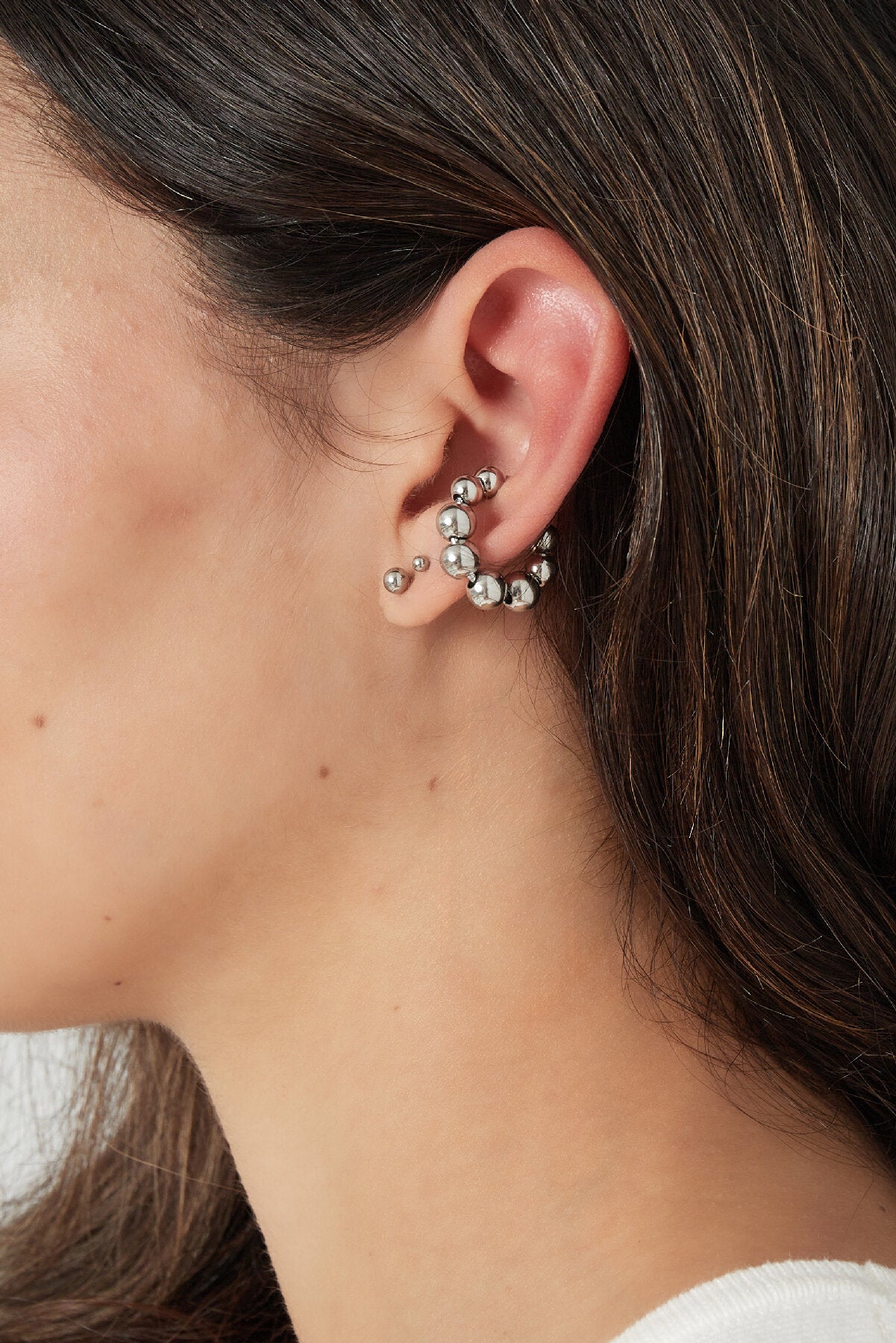 Stylish Stainless Steel Ear Cuffs in Silver & Gold