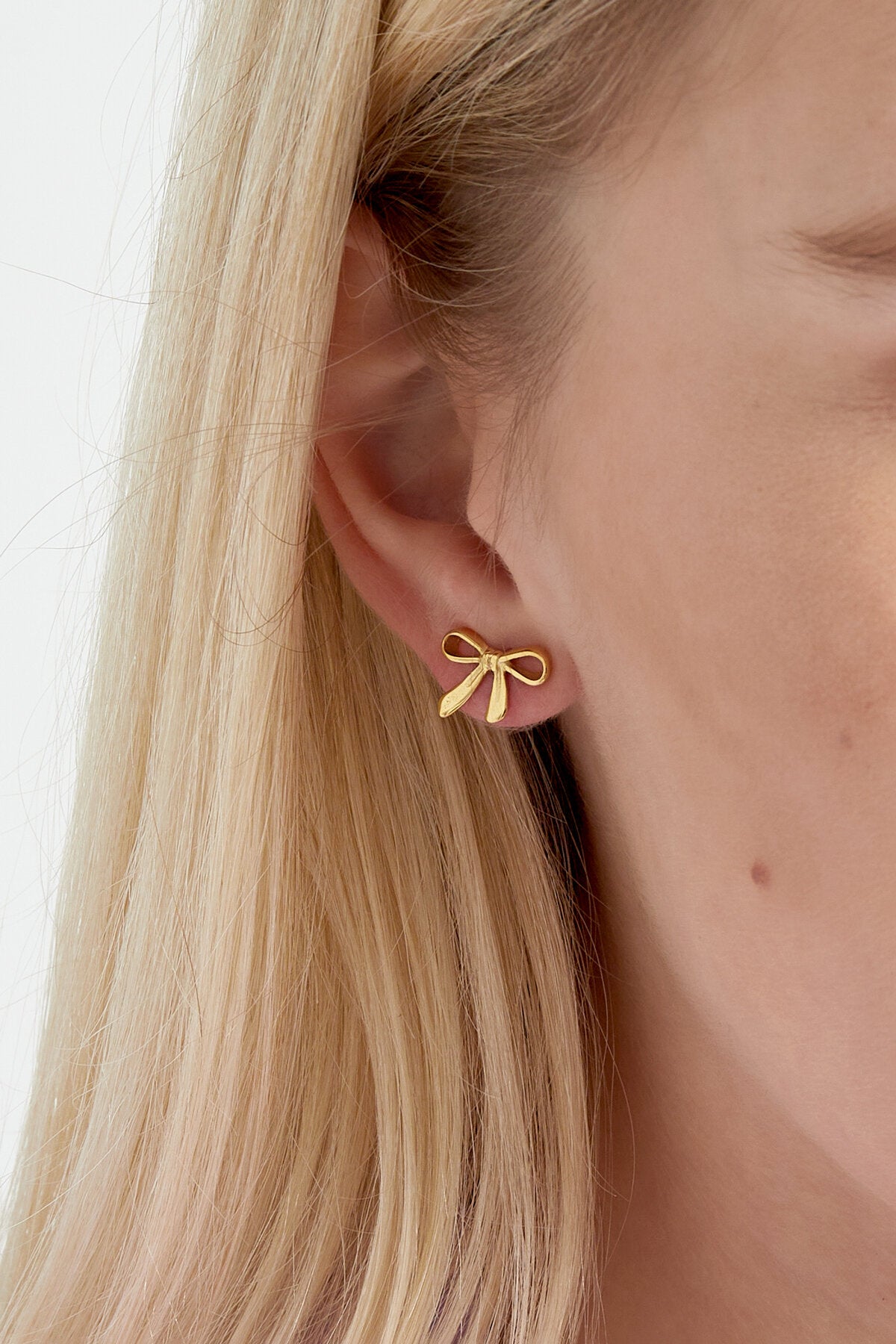 Elegant Mini Stud Earrings in Silver & Gold