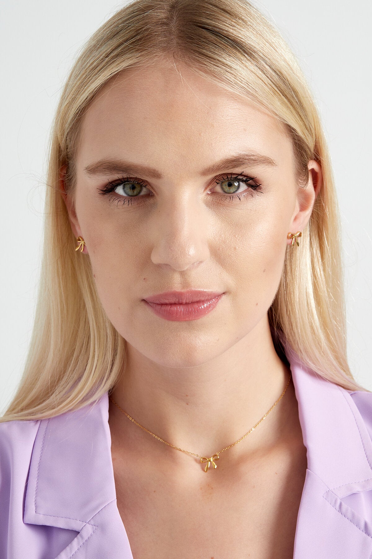Elegant Mini Stud Earrings in Silver & Gold