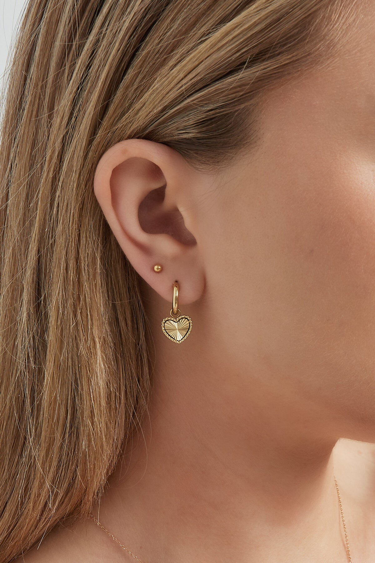 Elegant Heart-Shaped Drop Earrings for Daily Wear