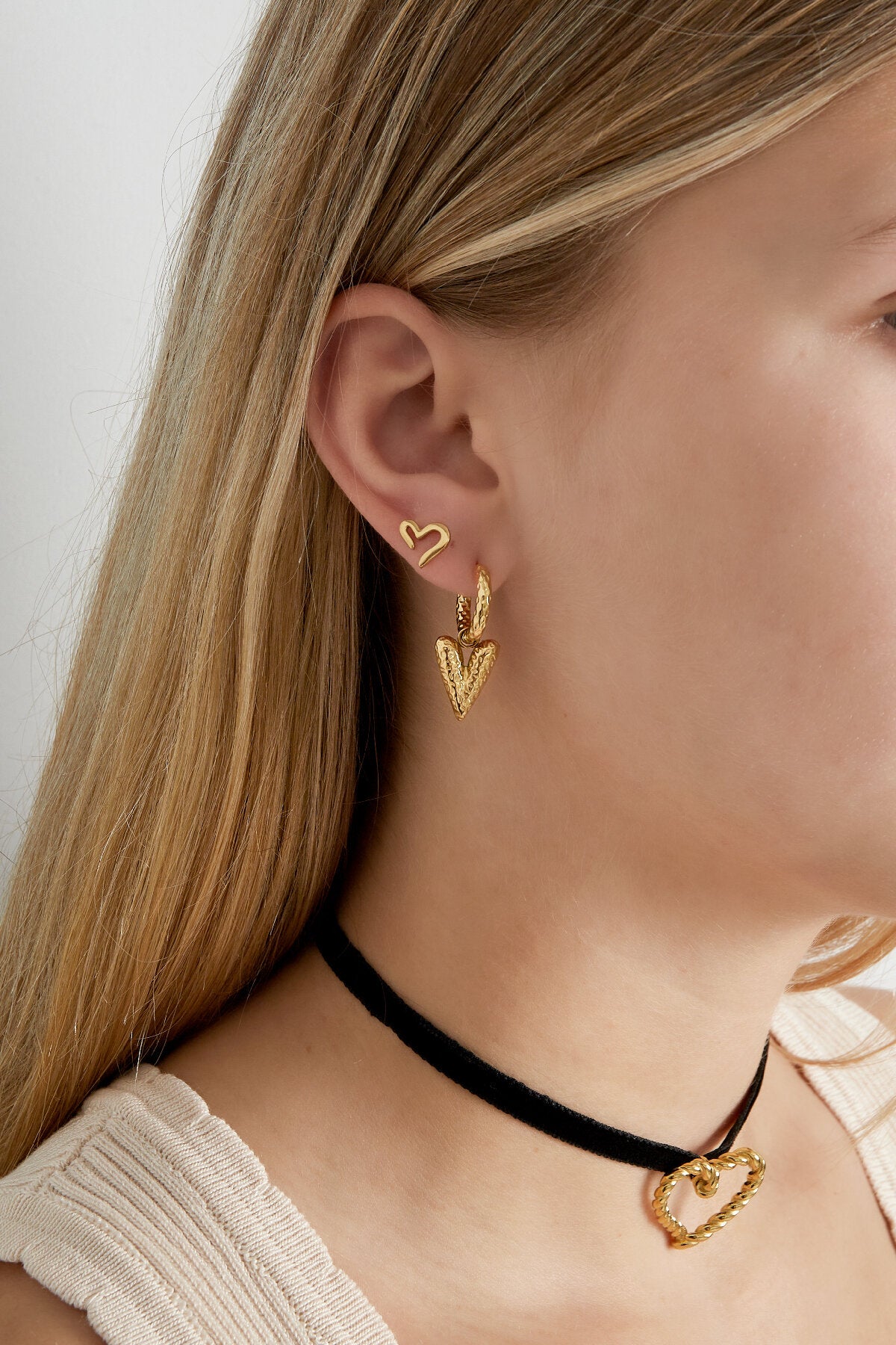 Elegant Mini Heart Stud Earrings for Everyday Wear