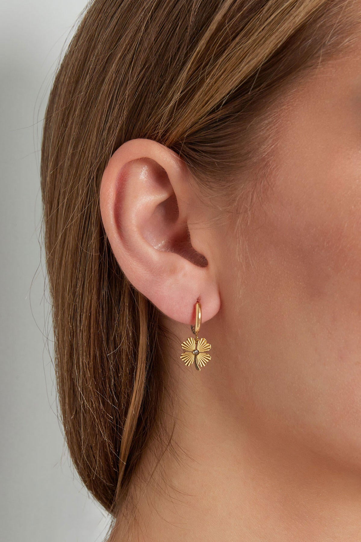 Elegant Drop Earrings in Silver and Gold