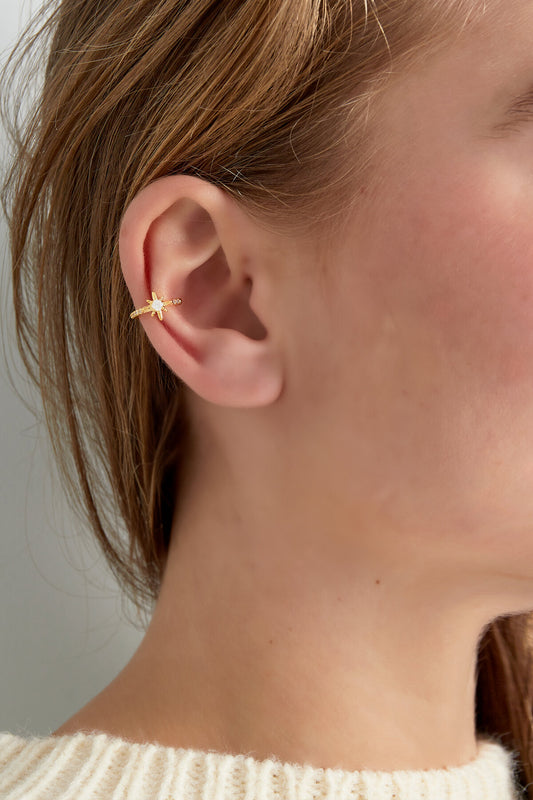 Elegant Copper Ear Cuffs in Silver and Gold