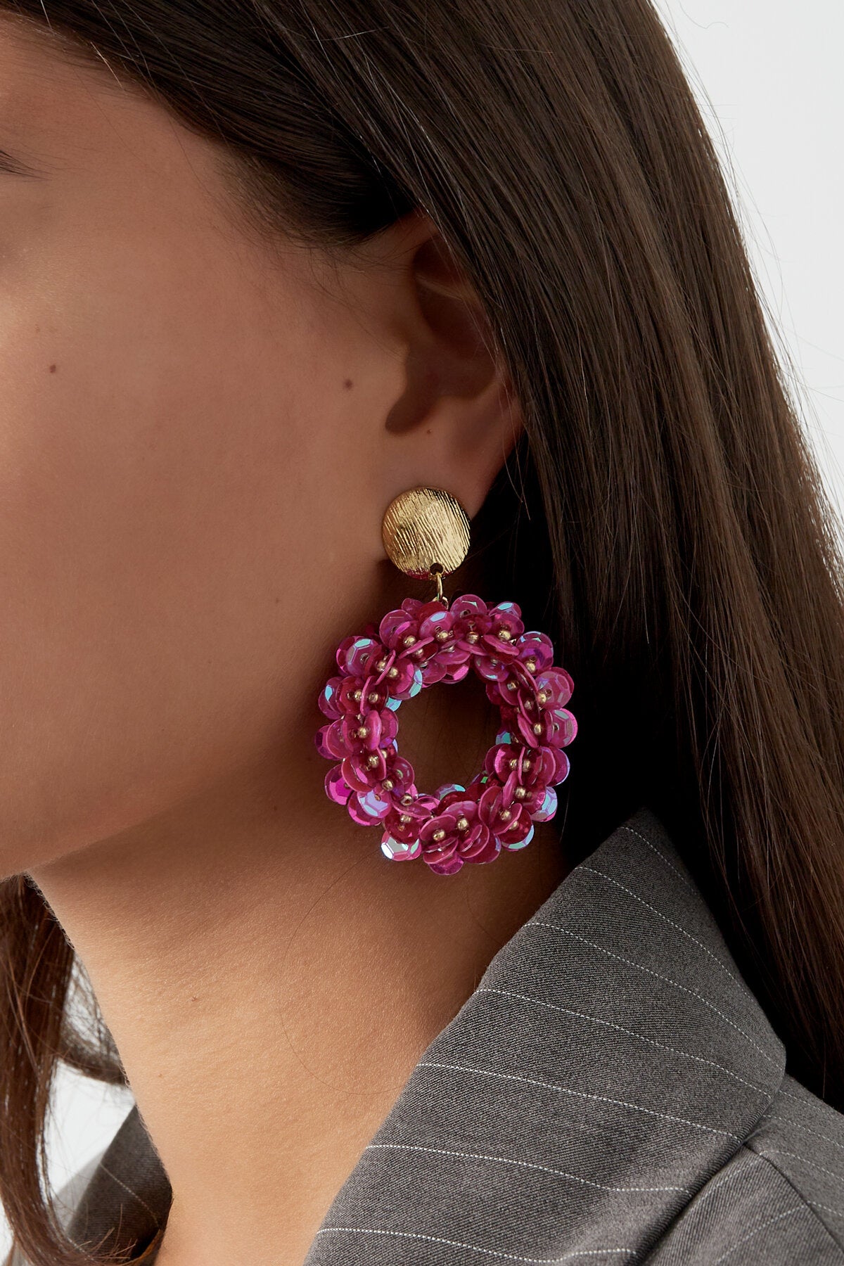 Luxurious Irregular Shape Drop Earrings - Multicolor Options
