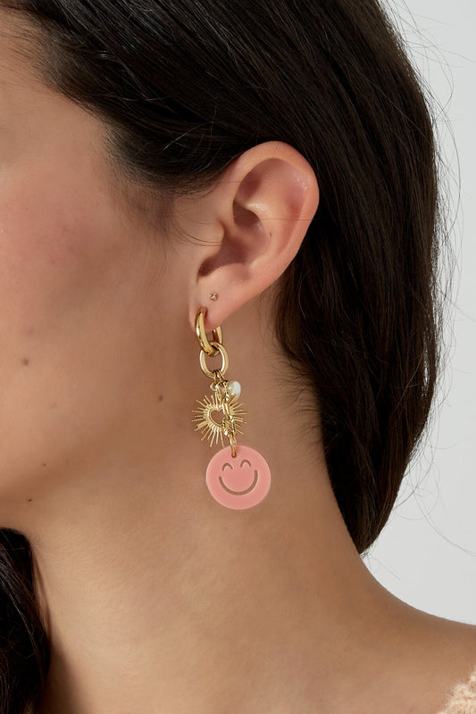 Elegant Pink Fuchsia Drop Earrings for Statement Looks