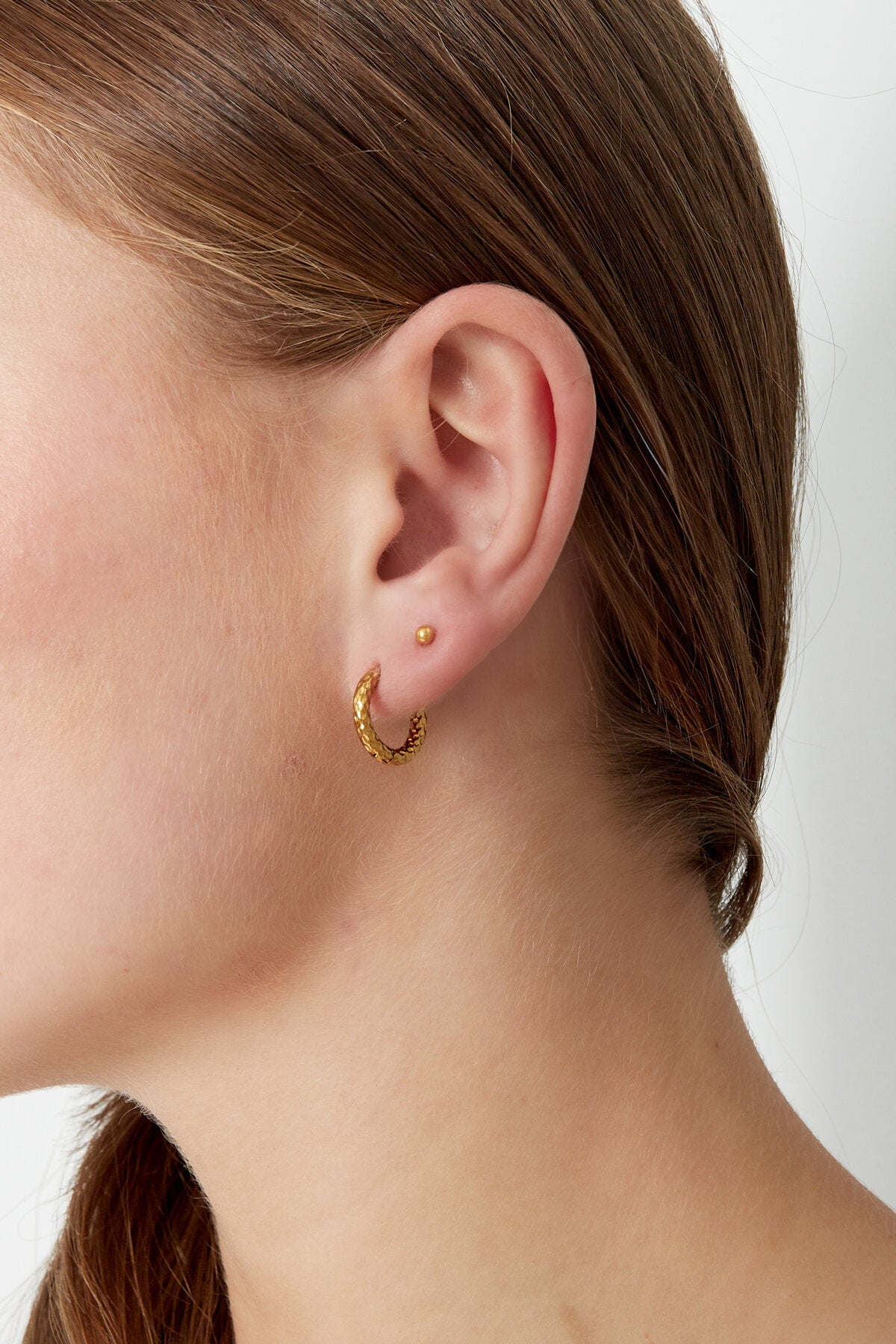 Stylish Stainless Steel Hoop Earrings for Everyday Wear