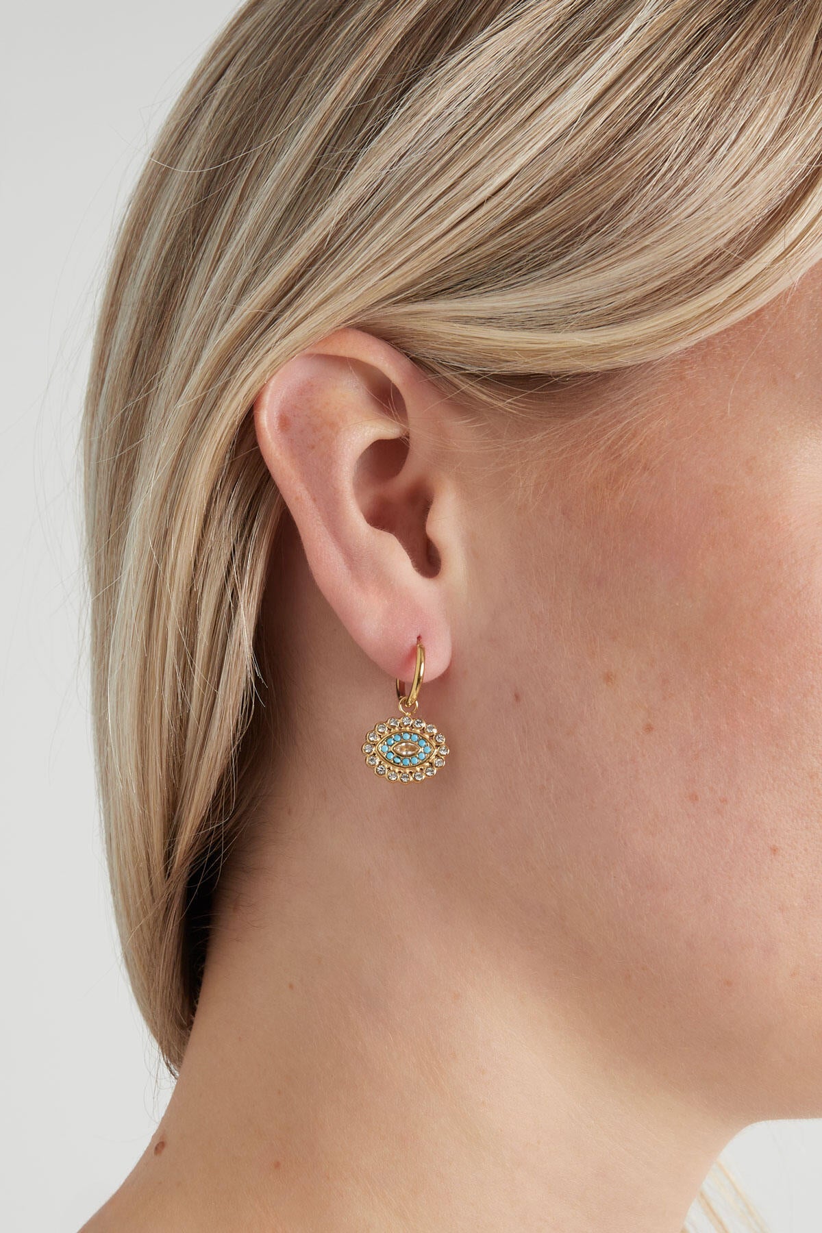 Elegant Drop Earrings in Silver and Gold