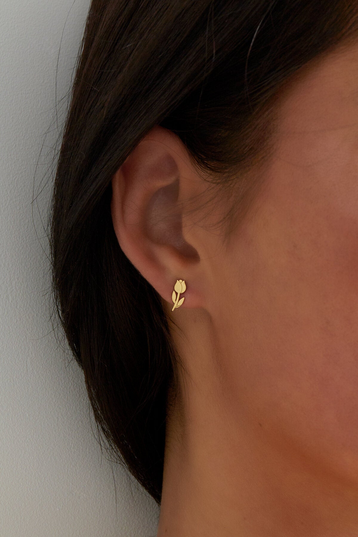 Elegant Mini Stud Earrings in Silver & Gold