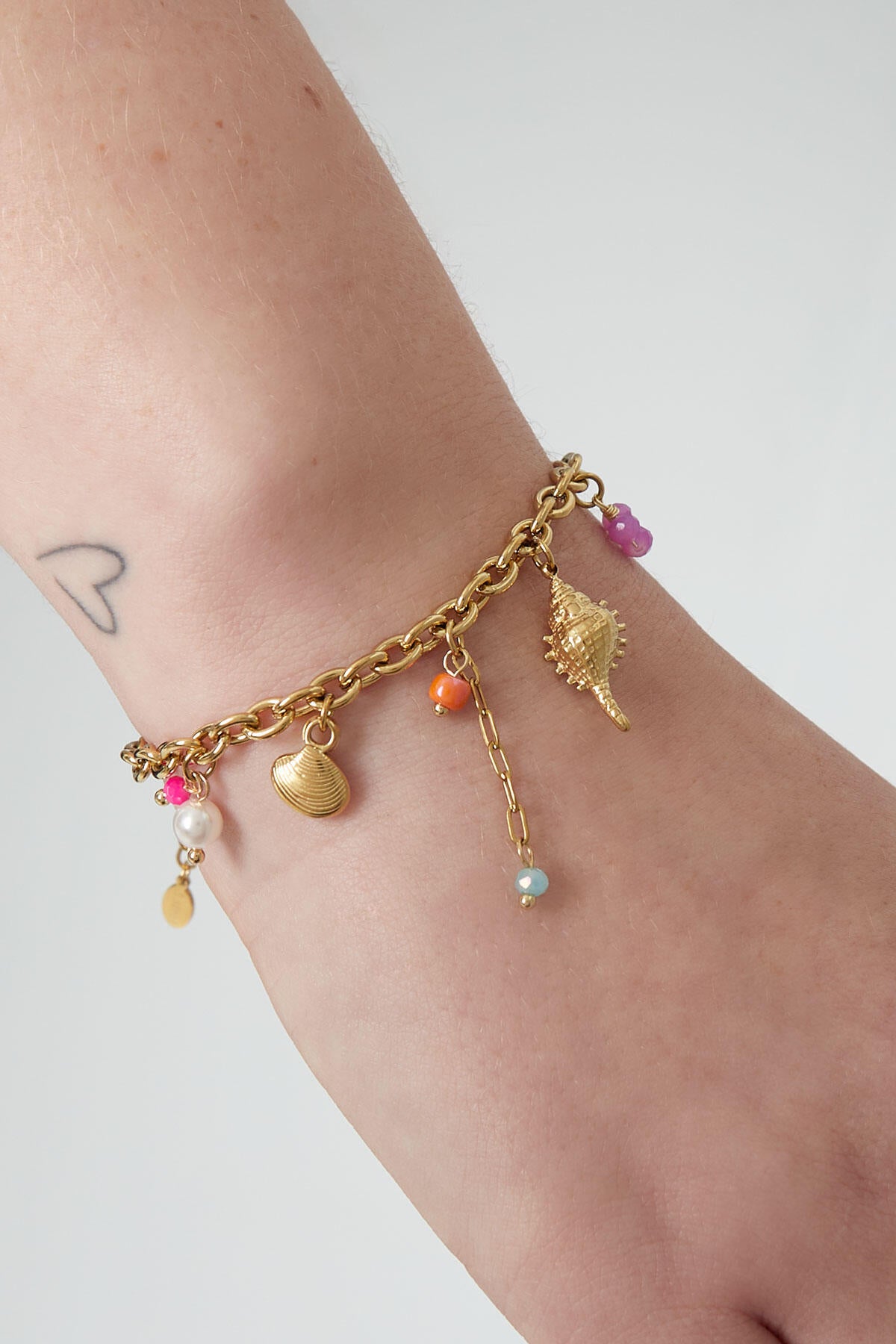 Elegant Charm Bracelets in Silver & Gold