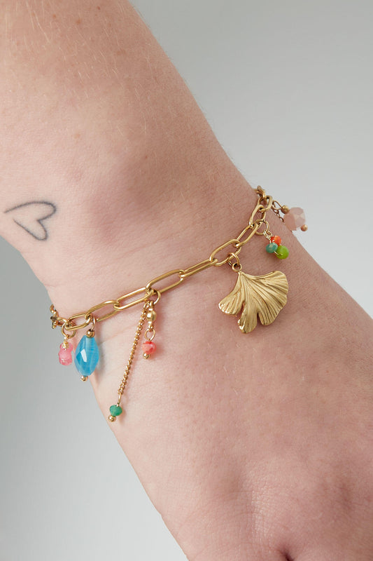 Elegant Gold Color Charm Bracelet for Every Occasion