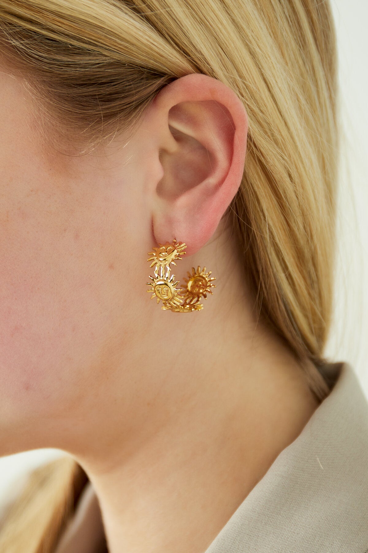 Stylish Stainless Steel Hoop Earrings for Everyday Glam