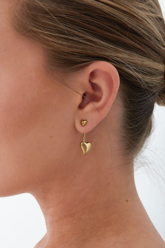 Elegant Mini Stud Earrings in Silver & Gold