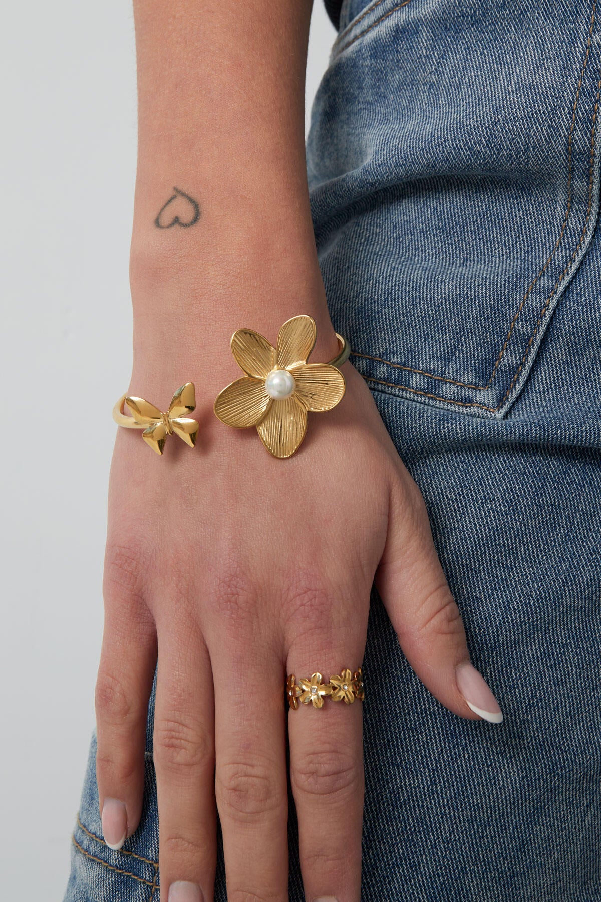Stylish Cuff Bracelets in Silver & Gold