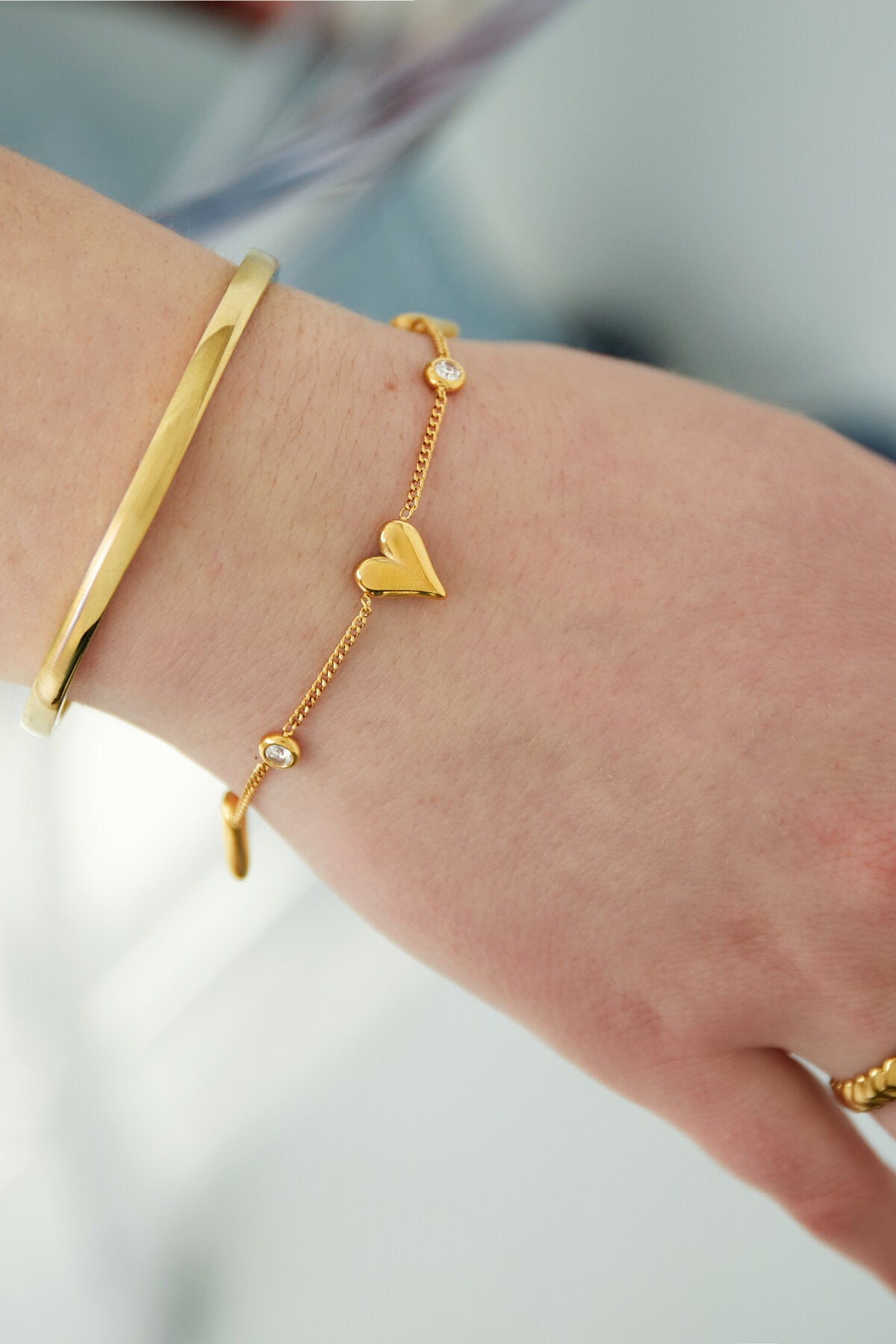 Elegant Charm Bracelets in Silver & Gold