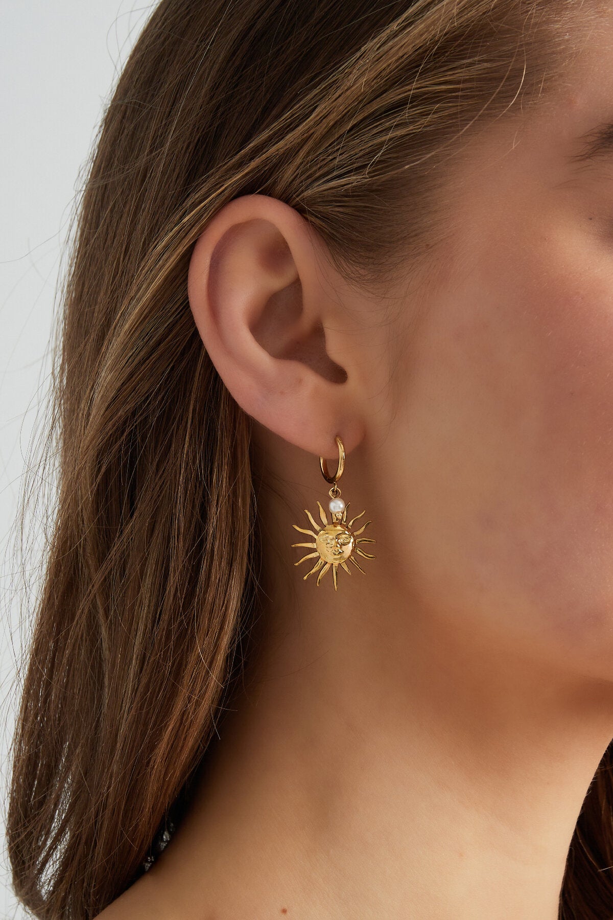 Elegant Drop Earrings in Silver & Gold