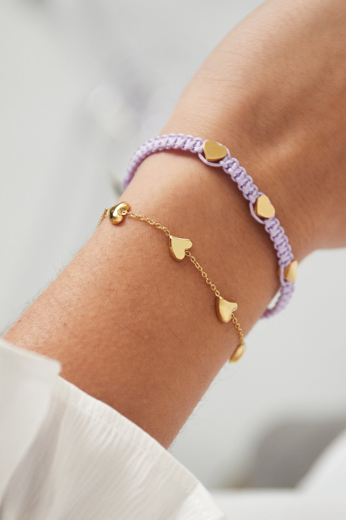 Elegant Charm Bracelets in Silver & Gold