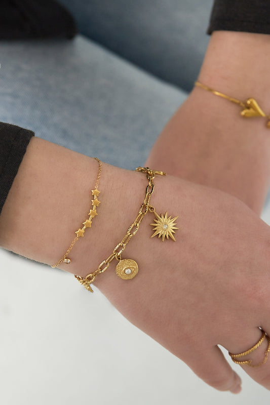 Elegant Silver & Gold Charm Bracelets for Every Occasion