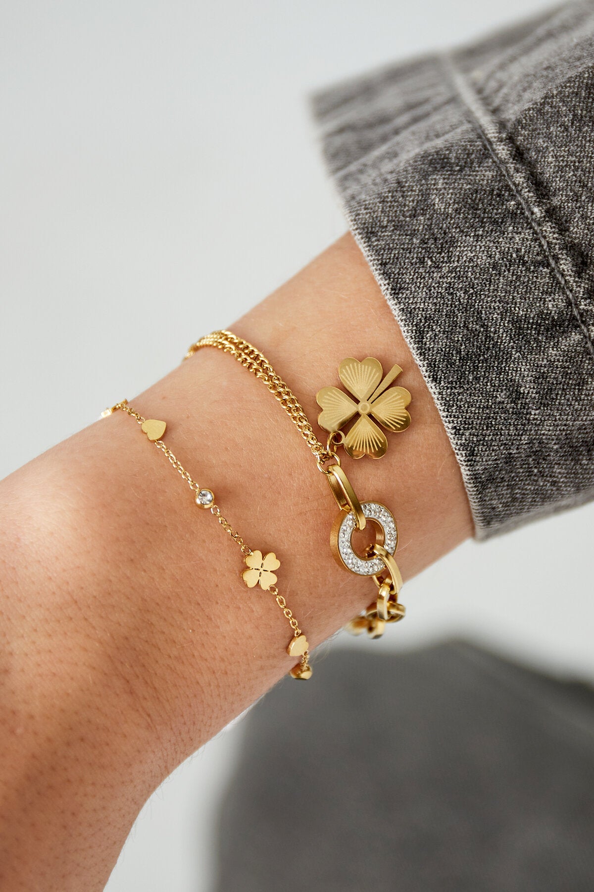 Elegant Silver & Gold Charm Bracelets for Everyday Glam