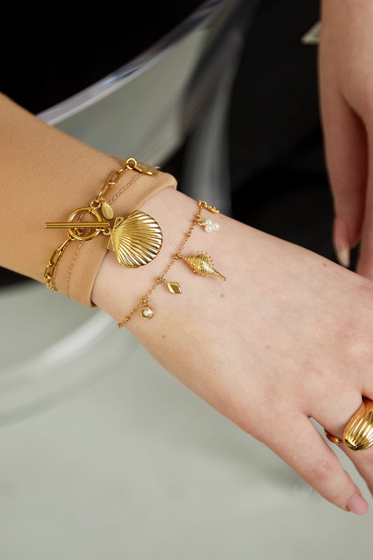 Elegant Silver & Gold Charm Bracelets for Every Occasion
