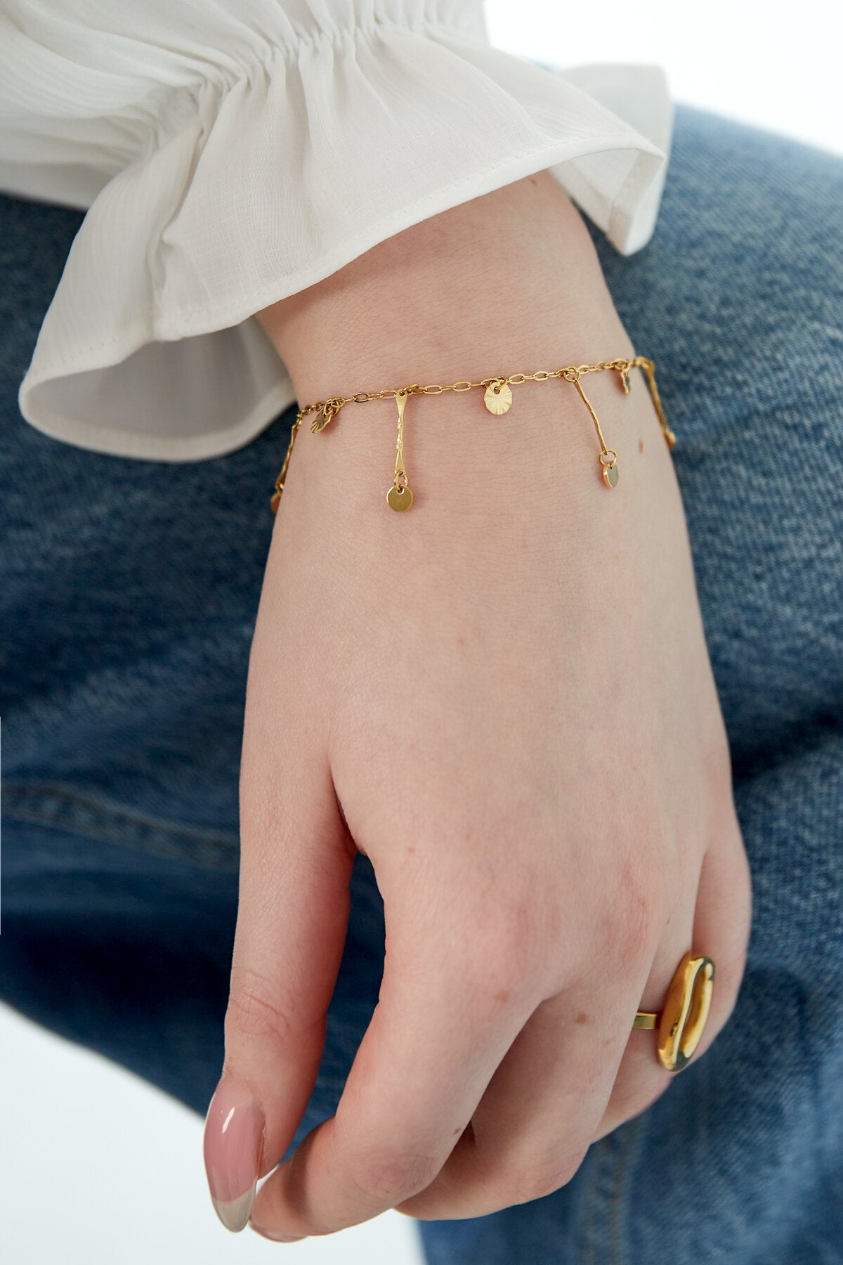 Elegant Charm Bracelets in Silver & Gold