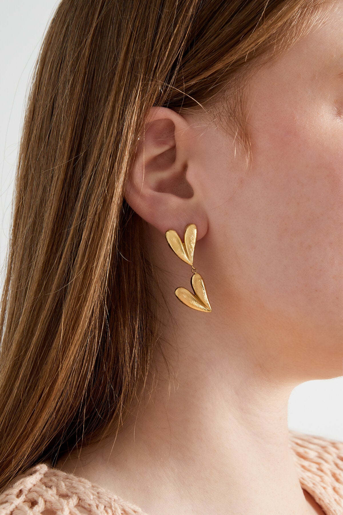 Elegant Drop Earrings in Silver & Gold