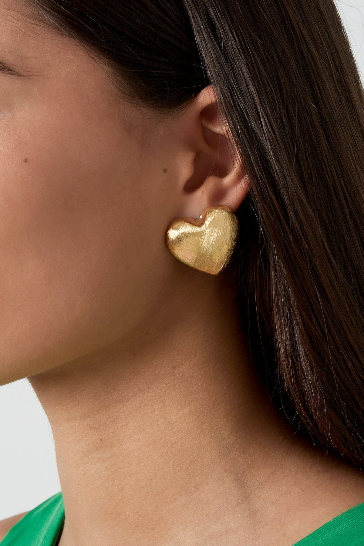 Elegant Statement Stud Earrings in Silver & Gold
