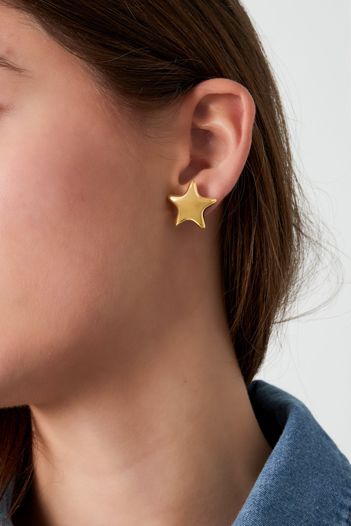Elegant Mini Stud Earrings in Silver & Gold