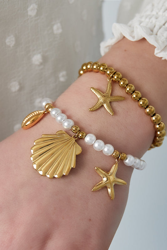 Elegant Gold Beaded Bracelet for Stylish Women