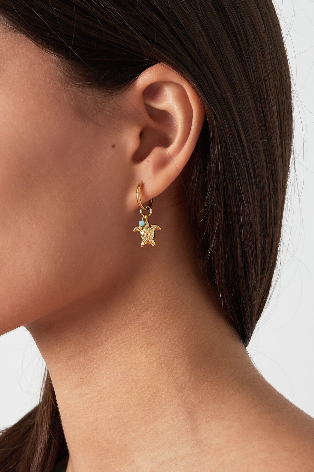 Elegant Drop Earrings in Silver and Gold