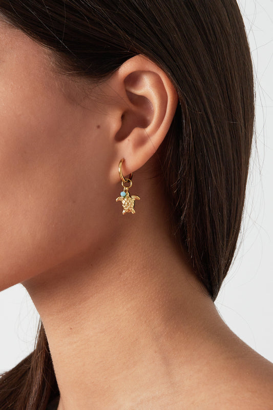 Elegant Drop Earrings in Silver and Gold