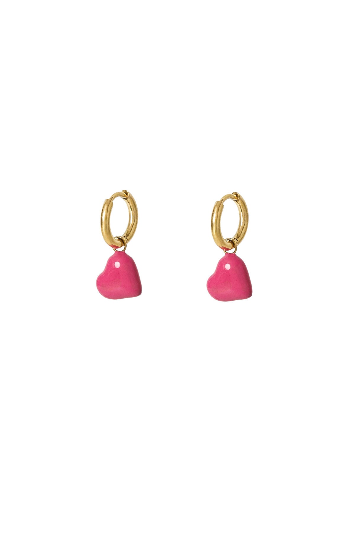 Stylish Heart-Shaped Drop Earrings for Spring