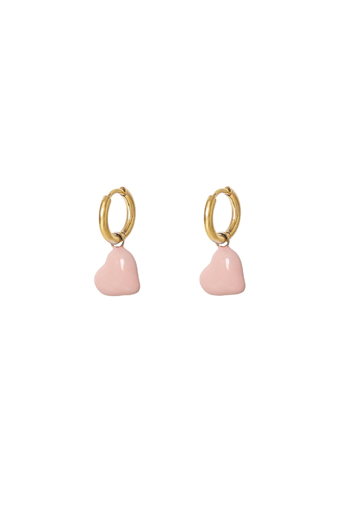 Stylish Heart-Shaped Drop Earrings for Spring